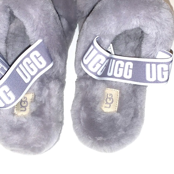 NWOT Ugg Women’s Oh Yeah Slipper Soft Amethyst Gray Size 9 - Picture 12 of 13